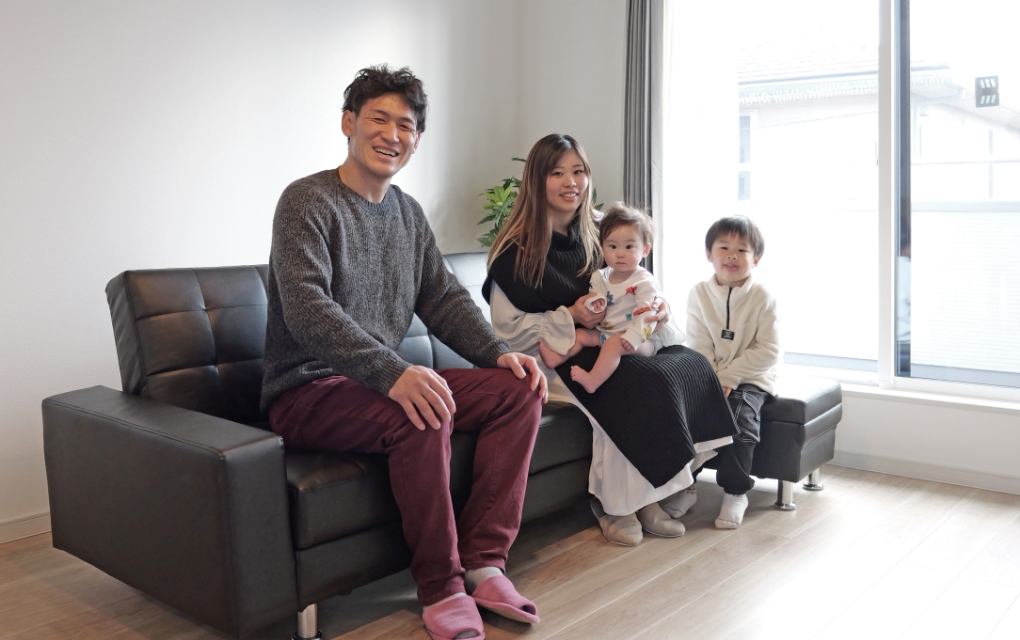 明るいお部屋で素敵な家族の時間を堪能