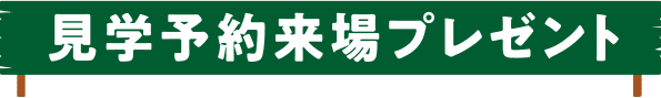 見学予約来場プレゼント