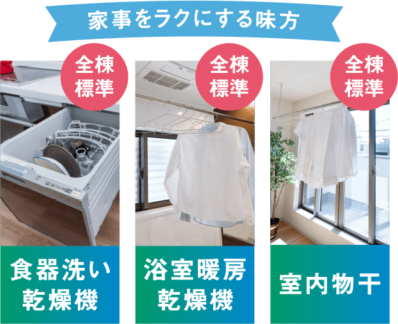 家事をラクにする味方