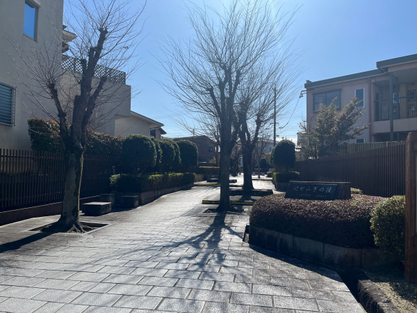 せせらぎの小径の広場