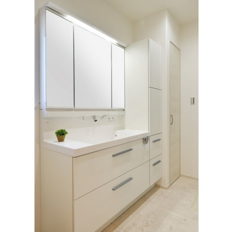 収納付シャンプードレッサー(W900+300mm)